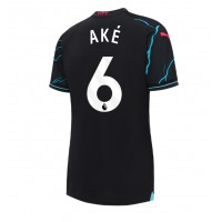 Manchester City Nathan Ake #6 Tredjedrakt Dame 2023-24 Kortermet